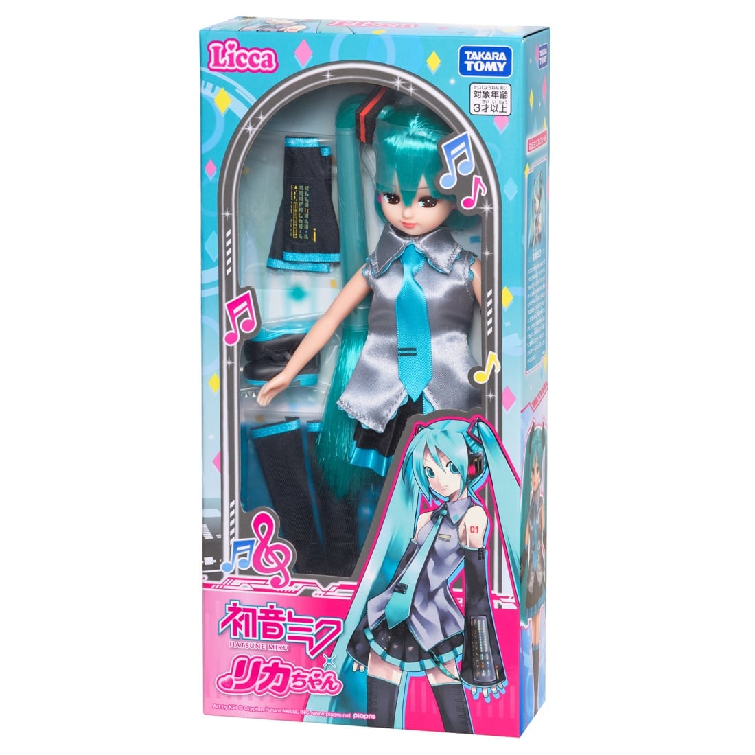 Takara Tomy Licca-chan Licca Hatsune Miku Licca-chan Doll Set