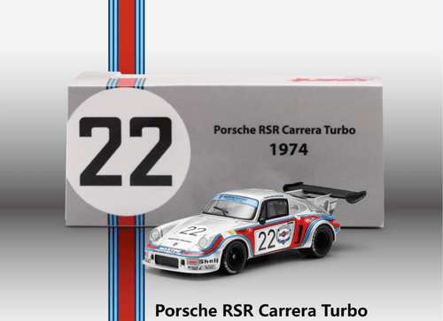 Load image into Gallery viewer, (Pre-order) Sparky 1/64 - Porsche RSR Carrera Turbo No.22 2nd 24H Le Mans 1974
