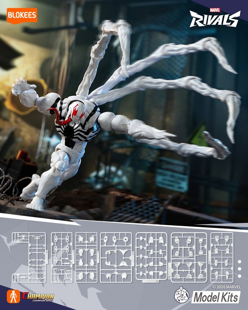 Blokees Marvel Rivals Champion Class 15: Anti-Venom Action Figure Model Kit