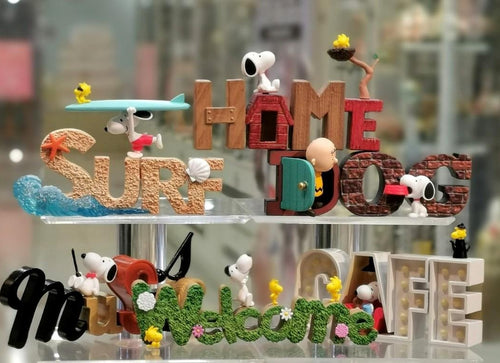 Load image into Gallery viewer, Re-Ment Snoopy Collection of Words Alphabet Letters Miniature Full Set
