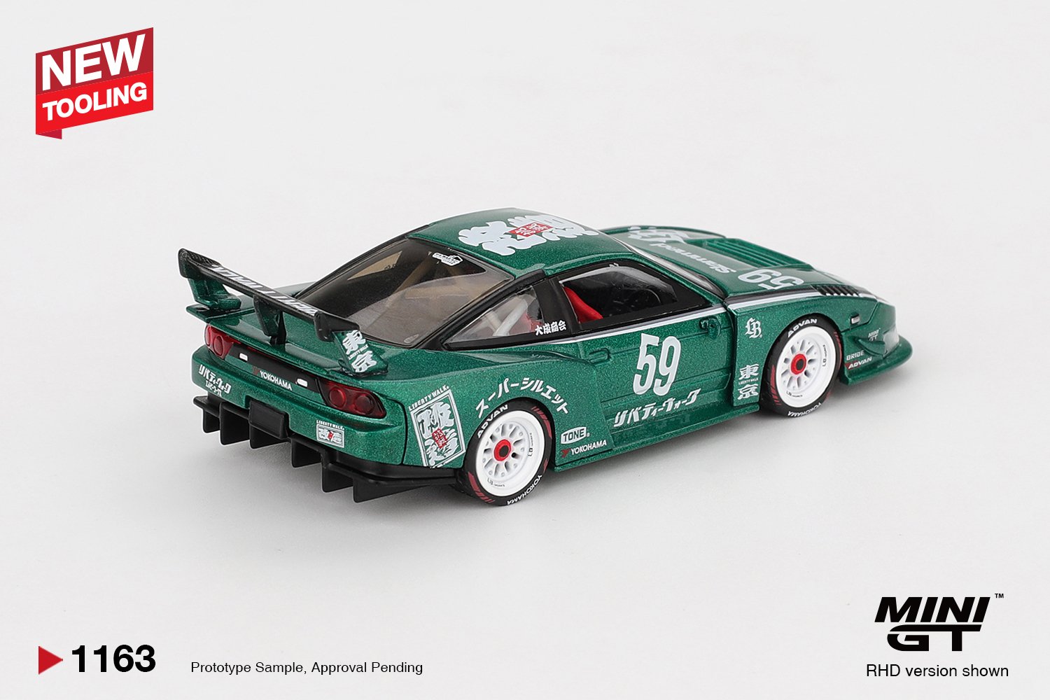 (Pre-order) MINI GT #1163 Nissan LB-Super Silhouette 180SX 2026 TAS Model Car