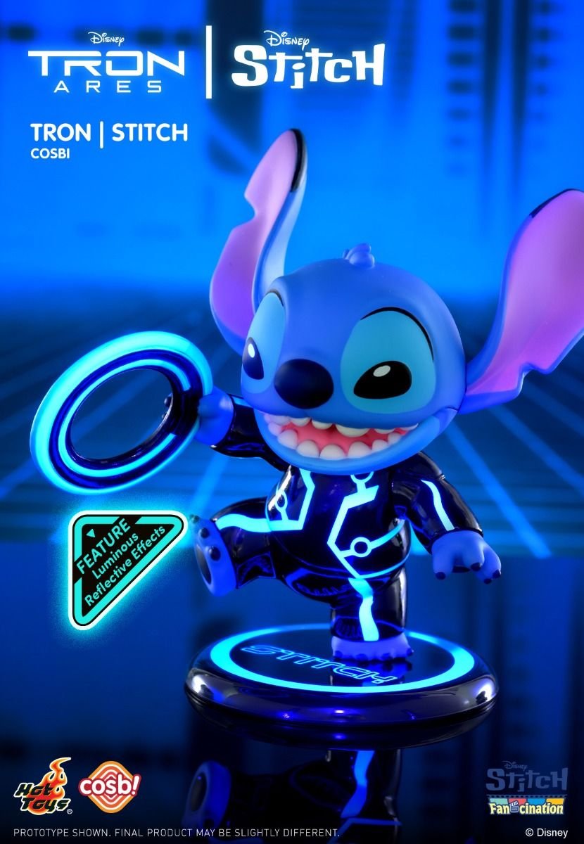 Hot Toys Disney Tron Stitch Cosbi Collection Full Set of 4 (8pcs Box Set)CBX327