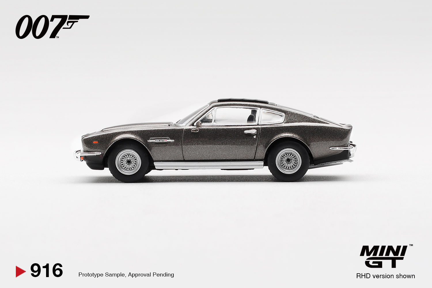 (Pre-order) Mini GT #922 Aston Martin V8 Vantage The Living Daylights 007 Model