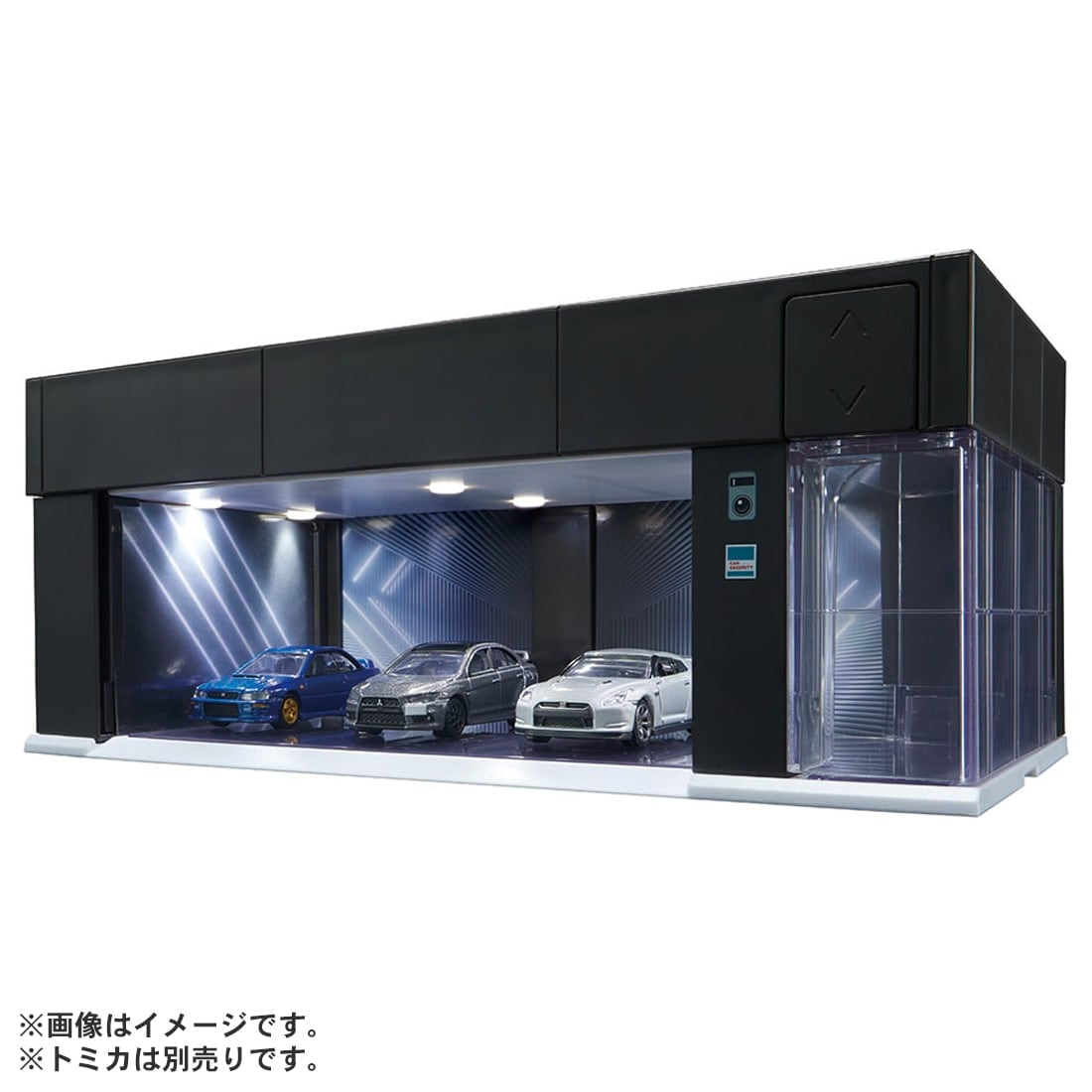 Takara Tomy Tomica Premium GARAGE Black Standard Edition (**NO CAR)