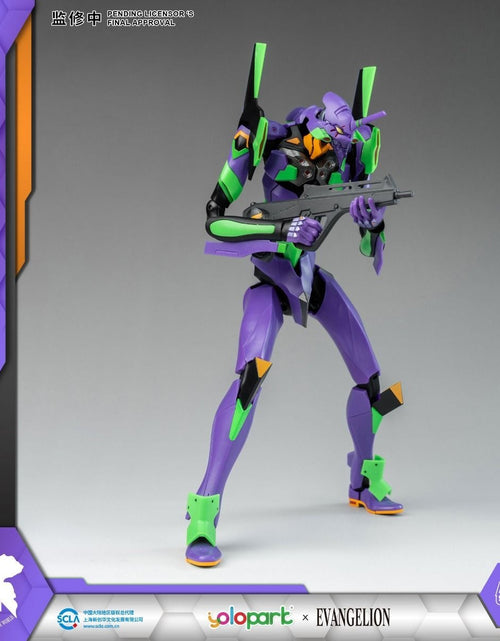 Load image into Gallery viewer, Yolopark AMK Series EVANGELION EVA EVA-01 Collectible 20cm Model Kit Figure
