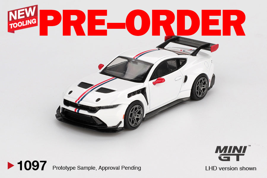 (Pre-order) MINI GT 1/64 #1097 Ford Mustang GTD Spirit of America Model Car