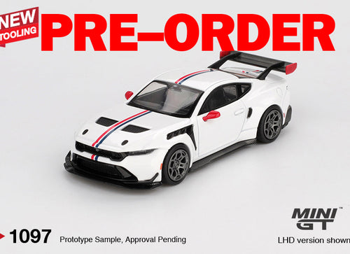 Load image into Gallery viewer, (Pre-order) MINI GT 1/64 #1097 Ford Mustang GTD Spirit of America Model Car
