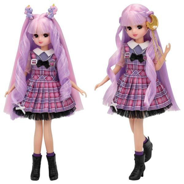 Takara Tomy Licca Chan Doll play set - Nizikyun Curl Licca