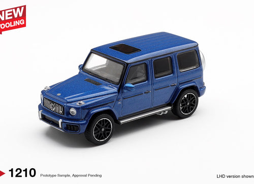 Load image into Gallery viewer, (Pre-order) MINI GT #1210 Mercedes-AMG G 63 Dark Blue Metallic RHD Diecast Car
