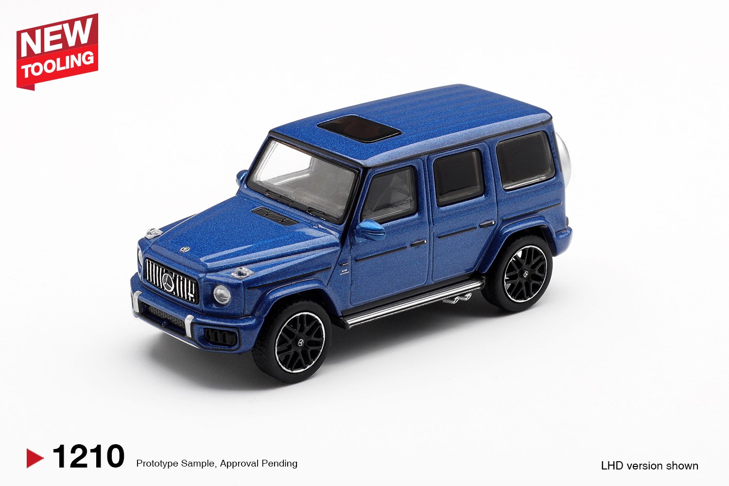(Pre-order) MINI GT #1210 Mercedes-AMG G 63 Dark Blue Metallic LHD Diecast Car