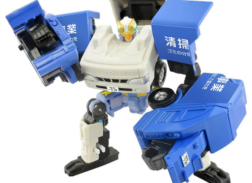 Load image into Gallery viewer, Takara Tomy Tomica Joblabor TJB07 Clean Braver Toyota Dyna Cleaning Truck
