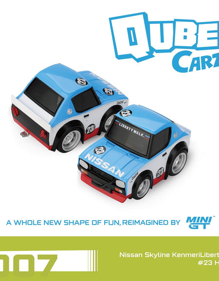 Mini GT Qube Carz #007- #009 Nissan full set of 3 Model Cars