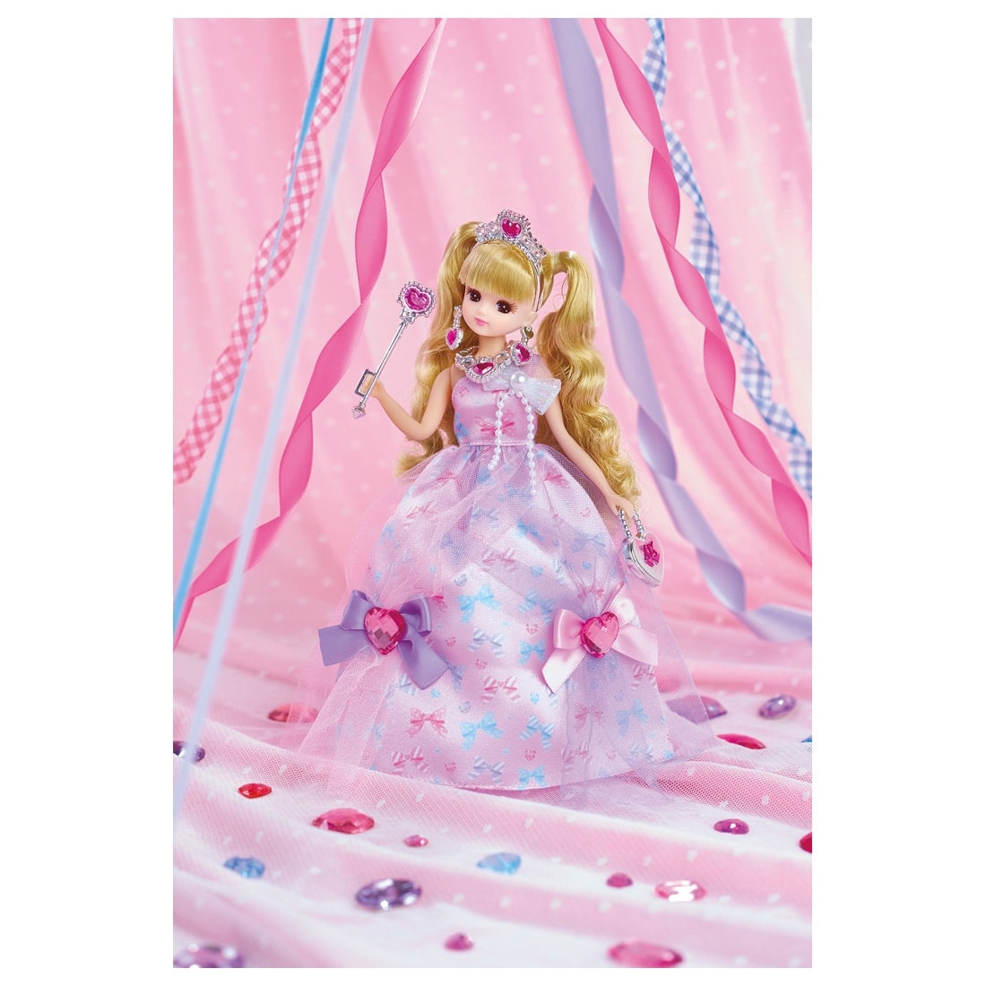 Takara Tomy Licca Chan -  Licca LD-04 Prism Ribbon Princess Doll Toy