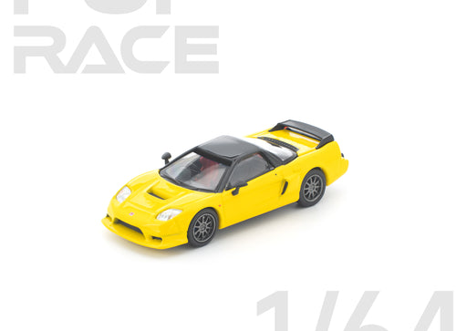 Load image into Gallery viewer, (Pre-order) POPRACE 1/64 HONDA NSX-R YELLOW Diecast Model Car
