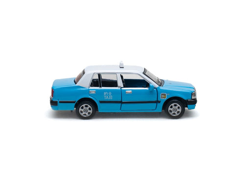 Load image into Gallery viewer, Tiny City PTV09 Die-cast Model Car 1/64 Toyota Crown Comfort Blue Taxi KF9658
