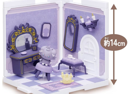 Load image into Gallery viewer, Takara Tomy Pokemon PokePiece House Fashionable Room Espurr &amp; Milcery set
