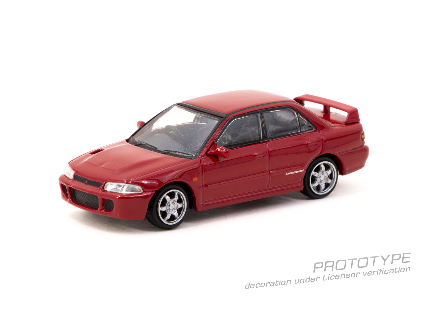 Tarmac Works 1/64 Mitsubishi Lancer GSR Evolution Red Diecast Model