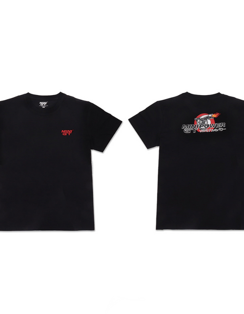 Load image into Gallery viewer, MINI GT Official T-shirt - Turbo Power Black M Size
