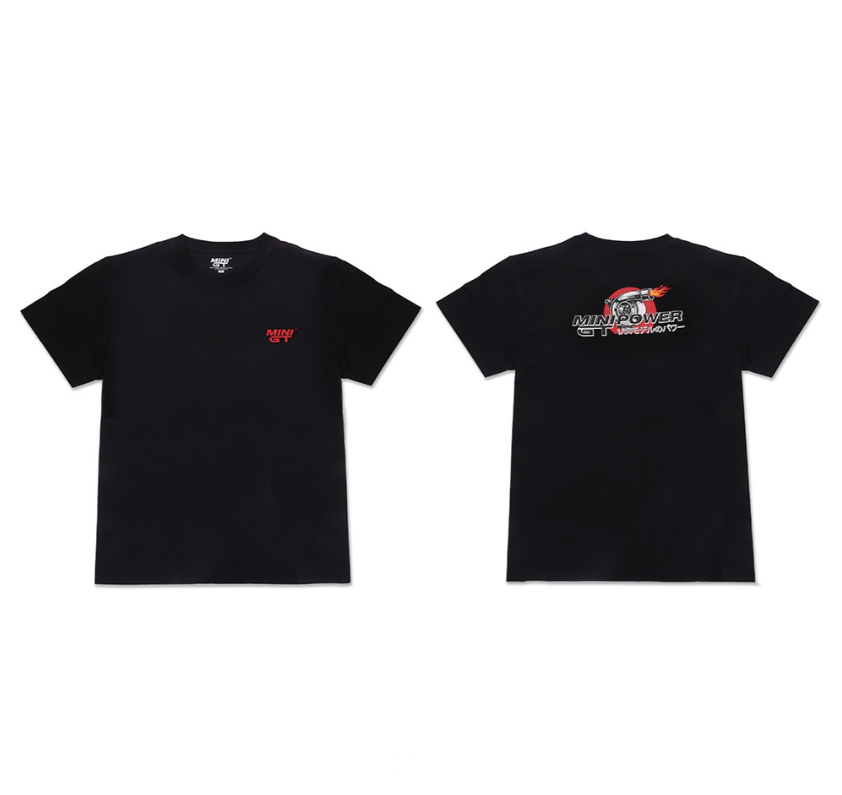 MINI GT Official T-shirt - Turbo Power Black L Size