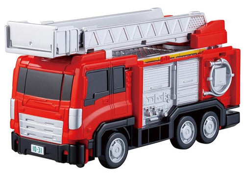 Load image into Gallery viewer, Takara Tomy TOMICA World TOMICA Vehicle Town Transforming Ladder Fire Truck
