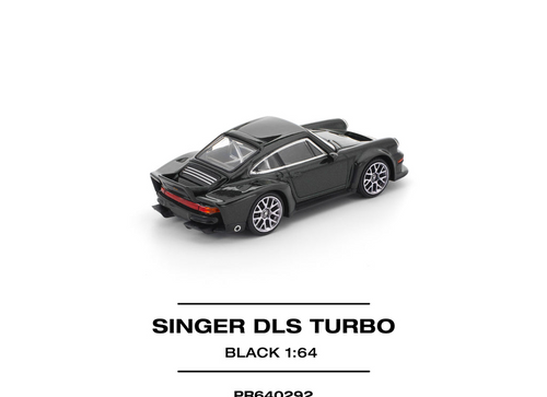 Load image into Gallery viewer, (Pre-order) POPRACE 1/64 SINGER DLS TURBO (ROAD) BLACK Diecast Model Car
