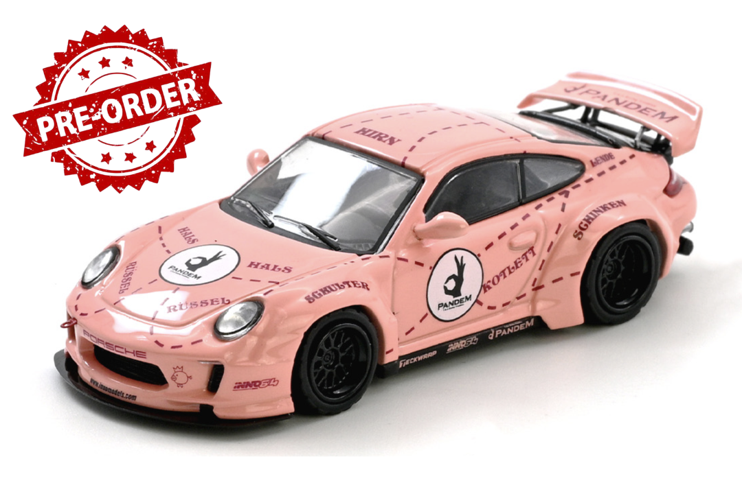 (Pre-order) INNO64 1/64 PANDEM 997 "PINK PIG" Diecast Model Car