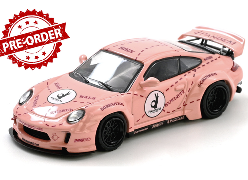 Load image into Gallery viewer, (Pre-order) INNO64 1/64 PANDEM 997 "PINK PIG" Diecast Model Car
