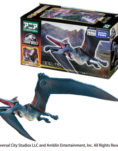 Load image into Gallery viewer, Takara Tomy ANIA Animal Jurassic World Pteranodon Figure with Battle Card
