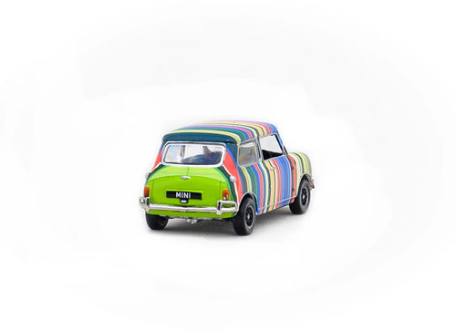Load image into Gallery viewer, Tiny City Hong Kong 1:50 Diecast Model Car Art Car - Coloured Stripes

