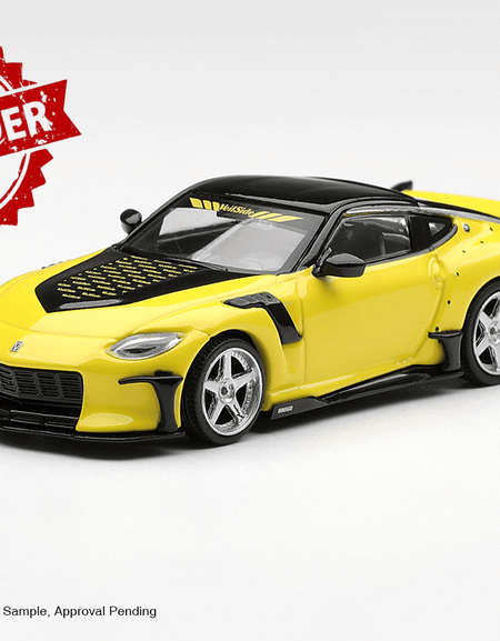 (Pre-order) Mini GT #1316 Nissan Fairlady Z VeilSide FFZ400 Ikazuchi Yellow RHD