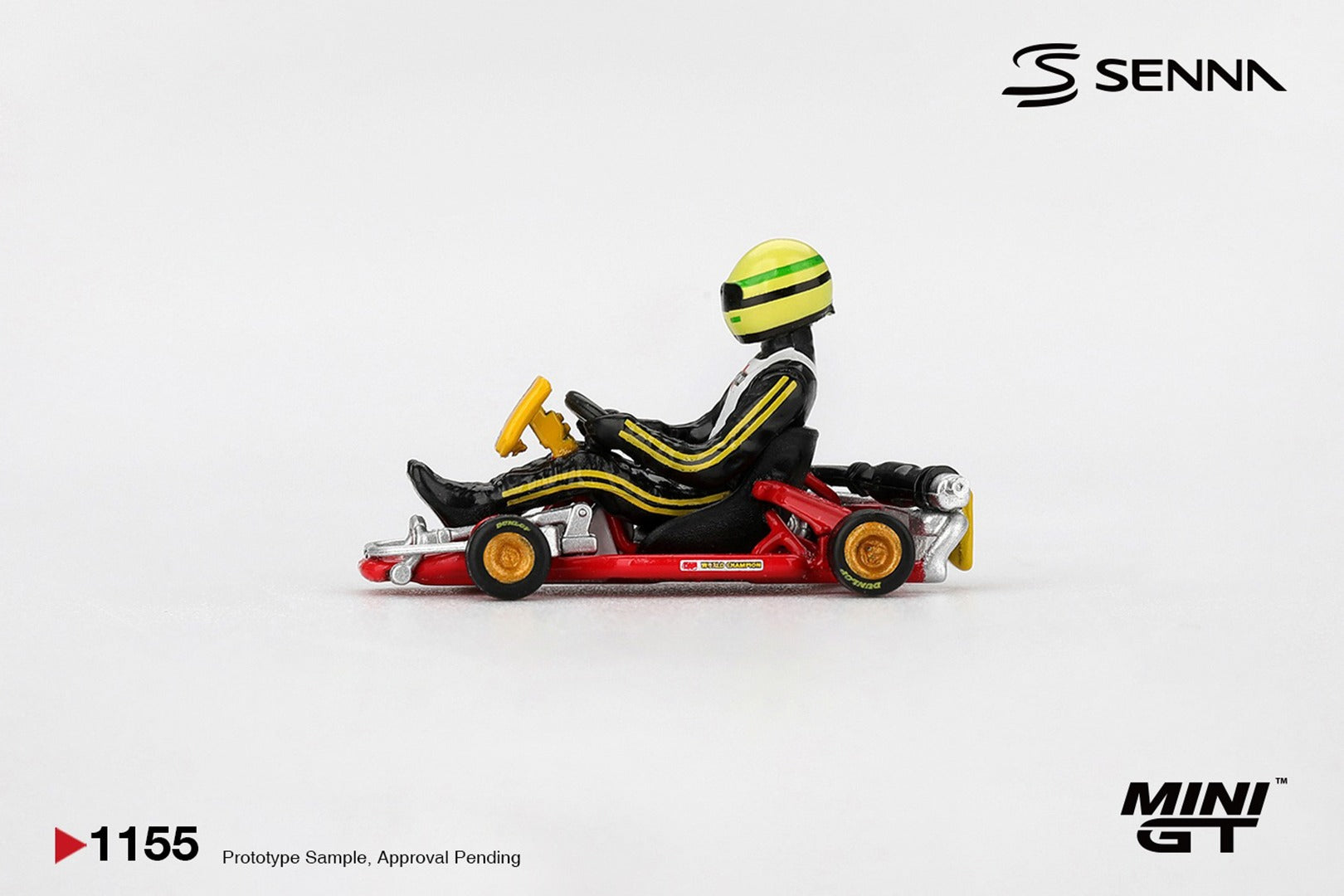 (Pre-order) MINI GT #1155 Senna Kart Formula K #9 Ayrton Senna da Silva 1981 