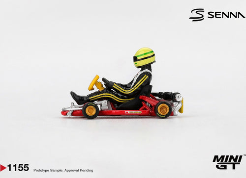 Load image into Gallery viewer, (Pre-order) MINI GT #1155 Senna Kart Formula K #9 Ayrton Senna da Silva 1981 

