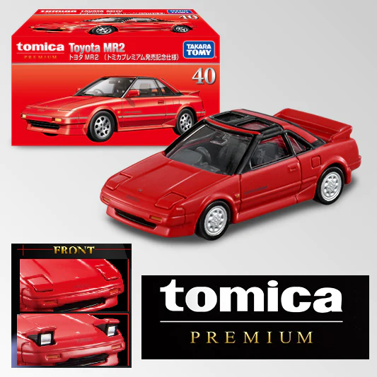 Takara Tomy Tomica Premium Diecast  Model Car No. 40 Toyota MR2 (1st)