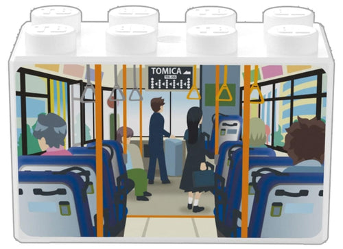 Load image into Gallery viewer, Takara Tomy Tomica Plarail Blocks Route Bus set
