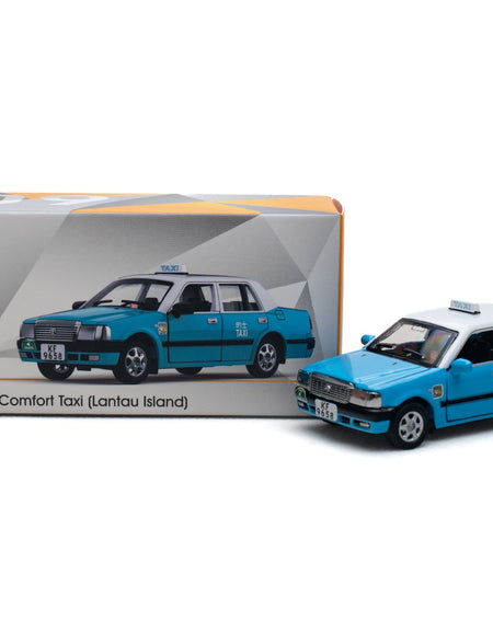Tiny City PTV09 Die-cast Model Car 1/64 Toyota Crown Comfort Blue Taxi KF9658