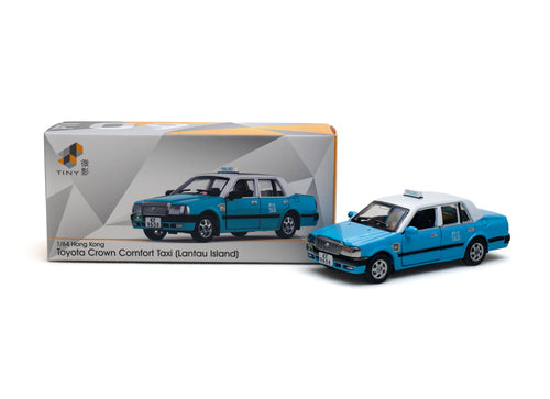Load image into Gallery viewer, Tiny City PTV09 Die-cast Model Car 1/64 Toyota Crown Comfort Blue Taxi KF9658
