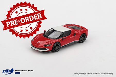 (Pre-order) BBR 1/64 Ferrari 296 GTB Asseto Fiorano F2004 Tribute livery Model