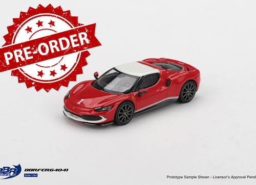 Load image into Gallery viewer, (Pre-order) BBR 1/64 Ferrari 296 GTB Asseto Fiorano F2004 Tribute livery Model
