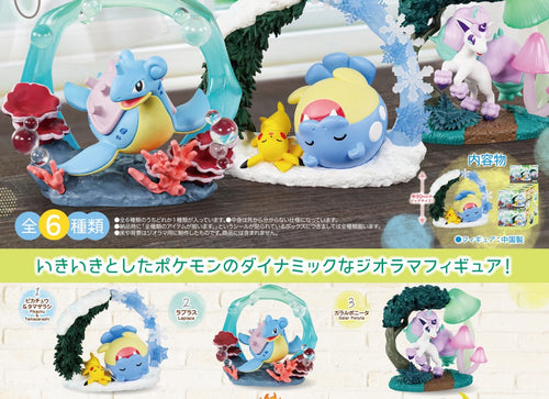 Load image into Gallery viewer, Re-ment Pokemon Circular Diorama Collection 6pcs Complete Box
