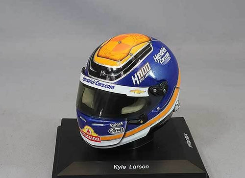 Load image into Gallery viewer, Spark 1/5 Mini Replica Helmet 2024 Kyle Larson Arrow McLaren H1100 Arai
