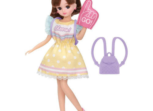 Load image into Gallery viewer, Takara Tomy Licca Chan Doll Dress - LW-13 Cutie Cheerleader
