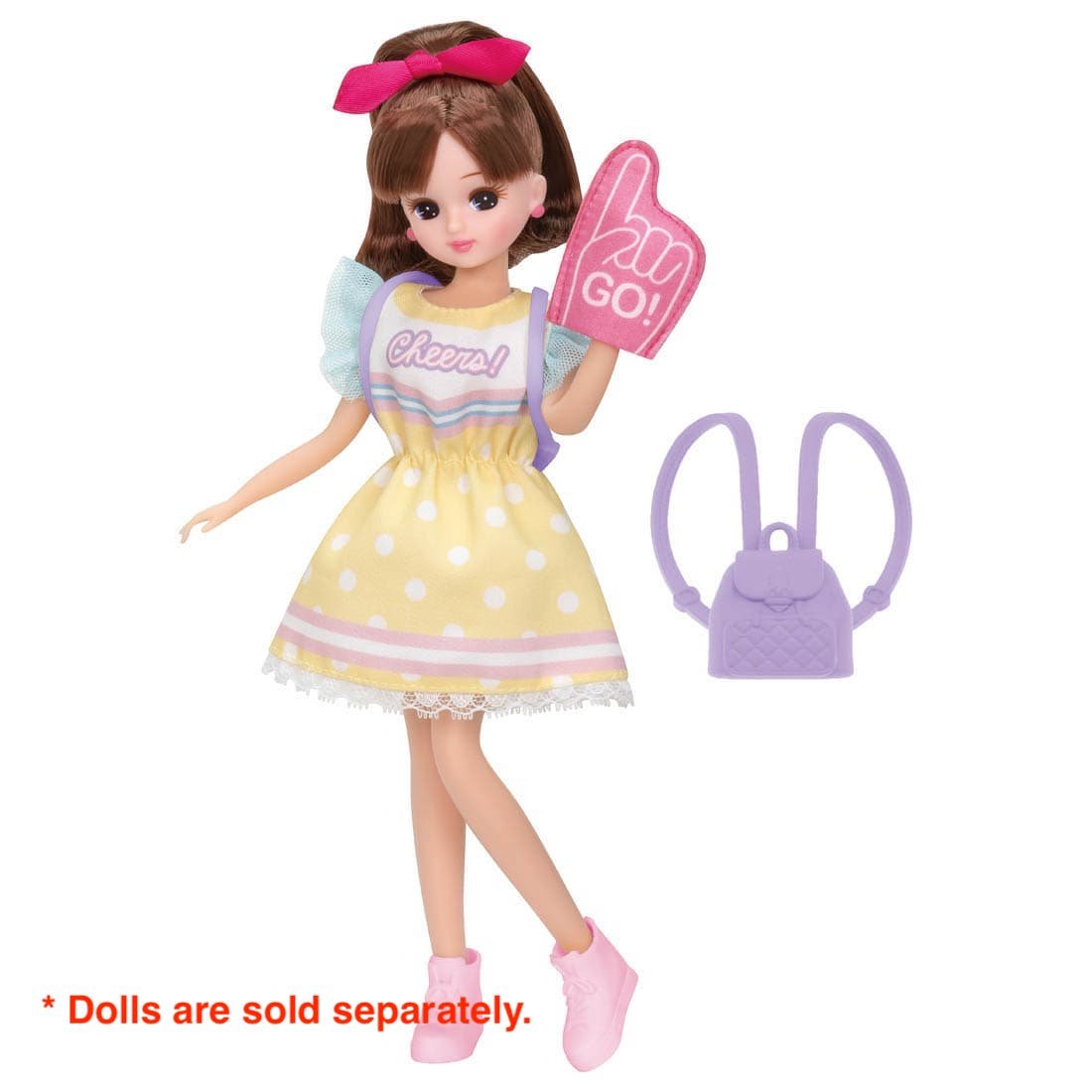 Takara Tomy Licca Chan Doll Dress - LW-13 Cutie Cheerleader