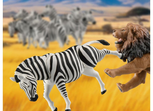 Load image into Gallery viewer, Takara Tomy Ania AL-37 Zebra Animal Figure
