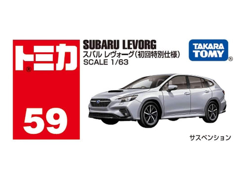 Load image into Gallery viewer, Takara Tomy Tomica No.59 Subaru Levorg (1st) 1/63 Mini Diecast Toy Car

