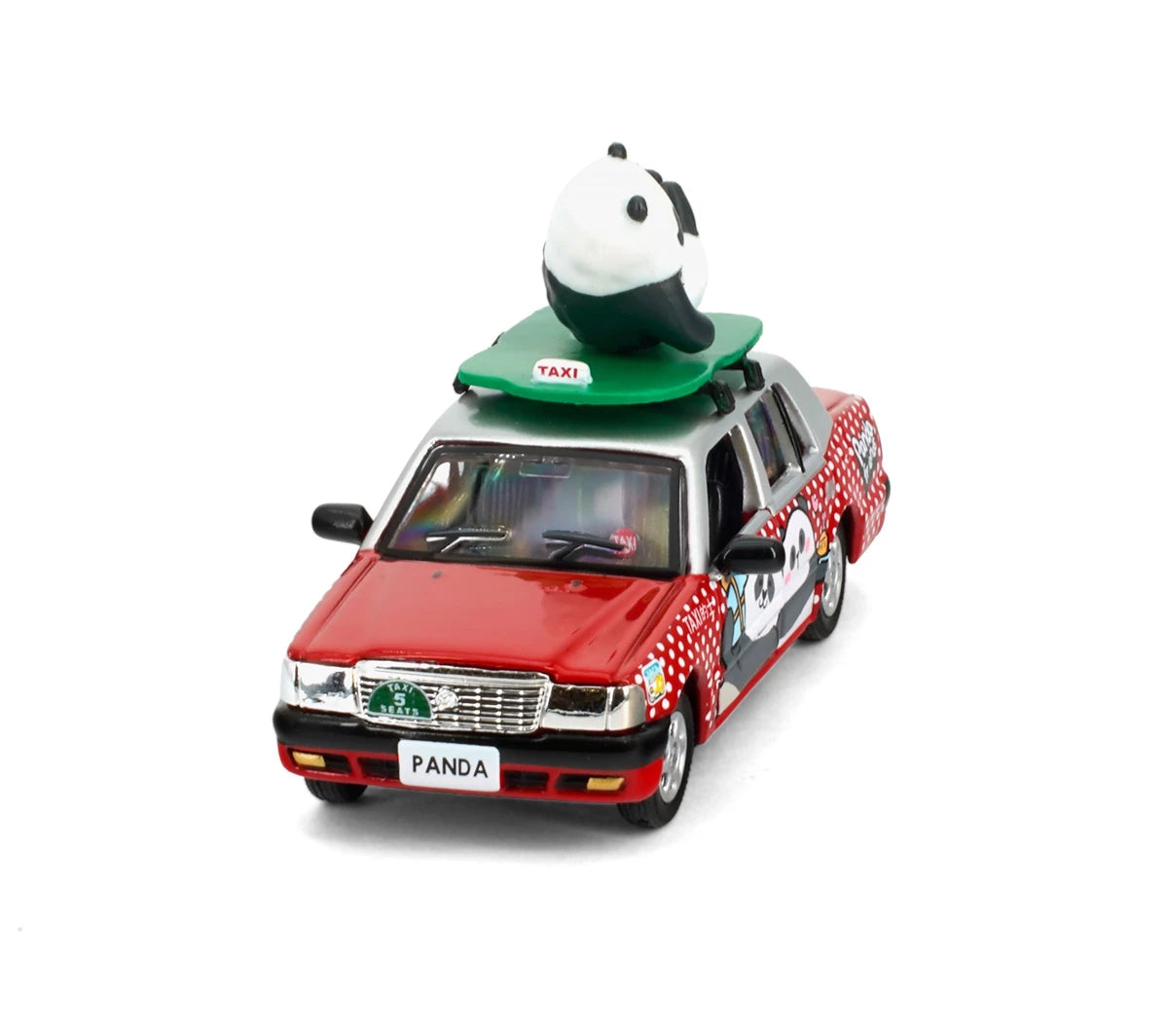 Tiny City Die-cast 1/64 - Tiny x Panda Friends Toyota Crown Comfort Taxi (Urban)