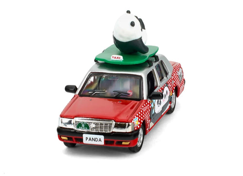 Load image into Gallery viewer, Tiny City Die-cast 1/64 - Tiny x Panda Friends Toyota Crown Comfort Taxi (Urban)
