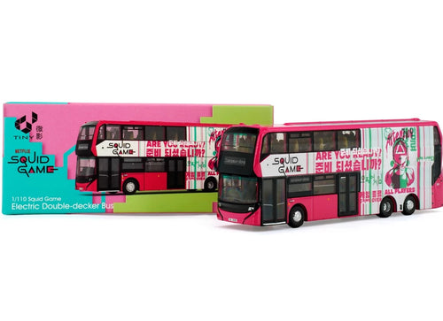 Load image into Gallery viewer, Tiny City 1/110 Die-cast Model Car - Enviro500EV Electric Bus (Squid Game S2)
