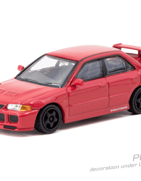 (Pre-order) Tarmac Works 1/64 Mitsubishi Lancer GSR Evolution III Red