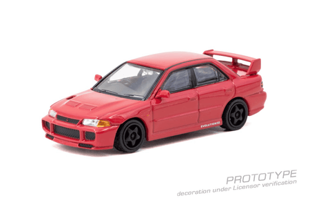 (Pre-order) Tarmac Works 1/64 Mitsubishi Lancer GSR Evolution III Red