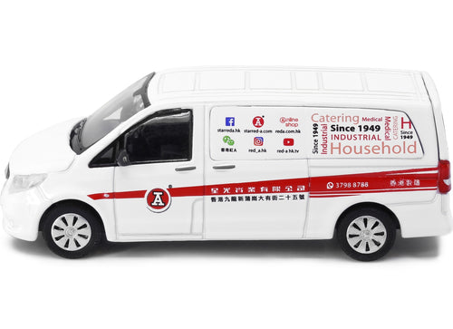 Load image into Gallery viewer, Tiny City 113 1/76 Die-cast Model Car - MERCEDES-BENZ Vito Red A
